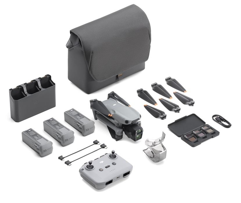 DJI Air 3S Fly More Combo incl. DJI RC-N3 Controller afbeelding