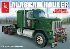 1:25 AMT 1339 Alaskan Hauler Truck - Kenworth Conventional Plastic kit