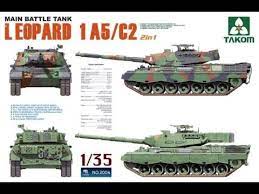 1:35 Takom 2004 Main Battle Tank Leopard 1 A5/C2 Plastic kit