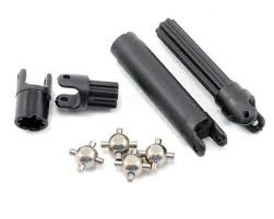 Half shafts, center front (internal splined (1)/ external splined (1)/ center rear (internal splined (1)/ external splined (1)) (plastic parts only)