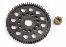 Spur gear (64-tooth) (32-pitch) w/bushing afbeelding