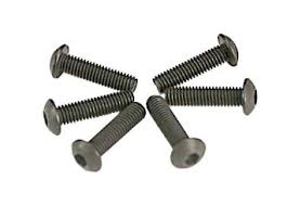 Screws, 3x12mm button-head machine (hex drive) (6)