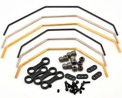 Sway Bar Set & Hardware (3 ea. Front & Rear): 5T (LOSB2562)