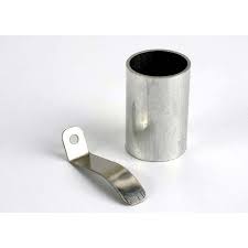 Exhaust tube, retainer strap (metal) (n. hawk/buggy/street) afbeelding