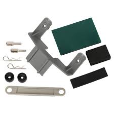 Battery hold-down (grey) (1) / receiver hold-down (grey) (1) / metal posts (2)/ spacers (2)/ body clips (2)/ servo tape/ adhesive foam pad