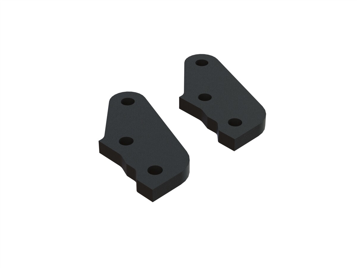 Arrma - Aluminum Steering Plate Black (2) (ARA340188)