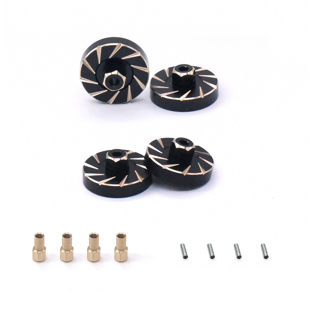 TopRC - Brass Wheel Hex Counterweight voor de Traxxas TRX-4M afbeelding