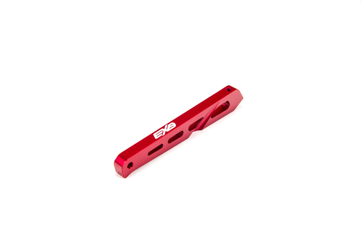 Arrma - Rear Center Aluminum Chassis Brace, 87mm Red: EXB (ARA320566) afbeelding