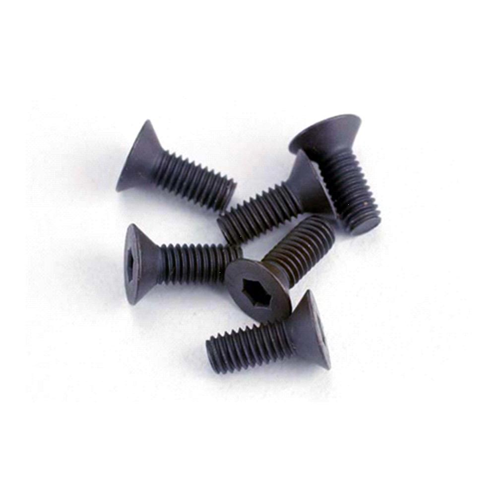 Screws, 4x10mm countersunk machine (hex drive) (6)