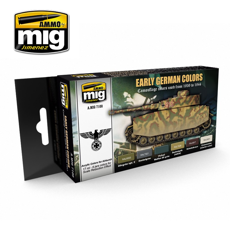 MIG Verf Set - Early German Colors afbeelding