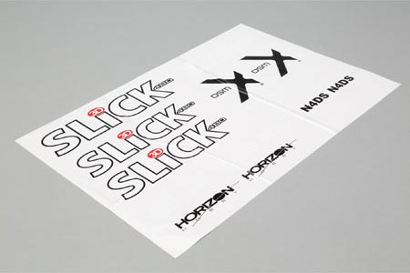 E-Flite - Decal Sheet: Slick 3D 480 (EFL286511) afbeelding