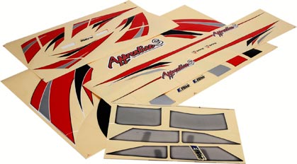 E-Flite - Decal Sheet: Apprentice S 15e RTF (EFL310012) afbeelding