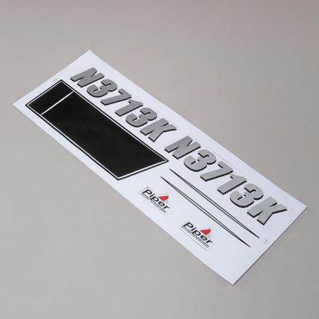 E-Flite - Decal Sheet: Cherokee 1.3m (EFL5461) afbeelding