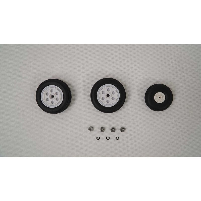 E-Flite - Wheel Set: F-16 80mm EDF (EFL87890) afbeelding