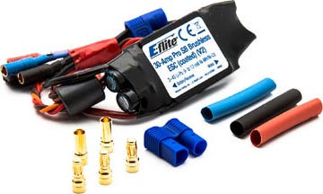 E-Flite - 30-Amp Pro Switch-Mode Coated BEC Brushless ESC V2: EC3 (EFLA1030BC)