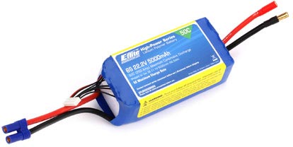 E-Flite - 22.2V 5000mAh 6S 50C LiPo Battery: EC5 (EFLB50006S50) afbeelding