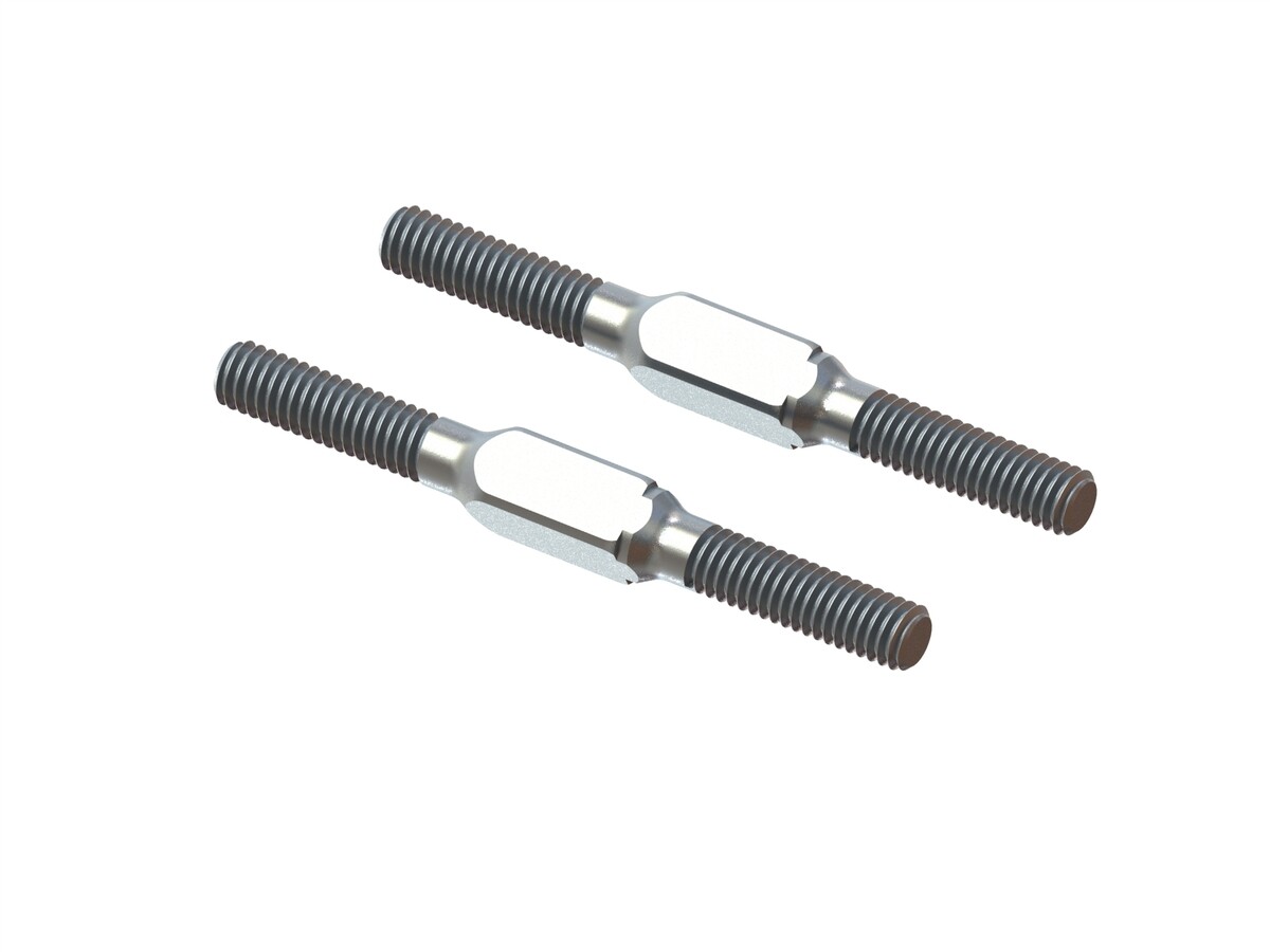 Arrma - Steel Turnbuckle, M4x45mm Silver (2): EXB (ARA340176)