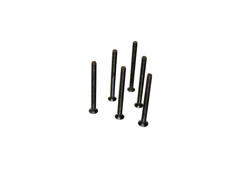 Flat Head Hex Screw M3x36 (6) AB2.8 BL (1330203)