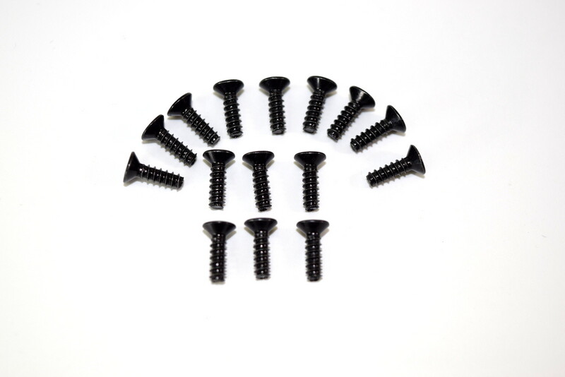 Flat phillips head screw M3x10 (15) ATC 2.4 RTR/BL (1230228) afbeelding
