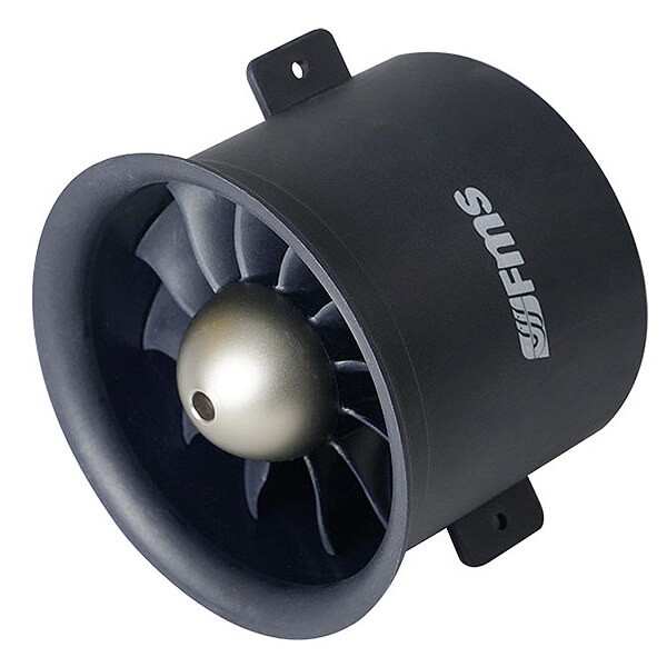 FMS - 70Mm Ducted Fan System 4S 12-Blade W/2845-Kv2750 Motor (FMSDF001-1)