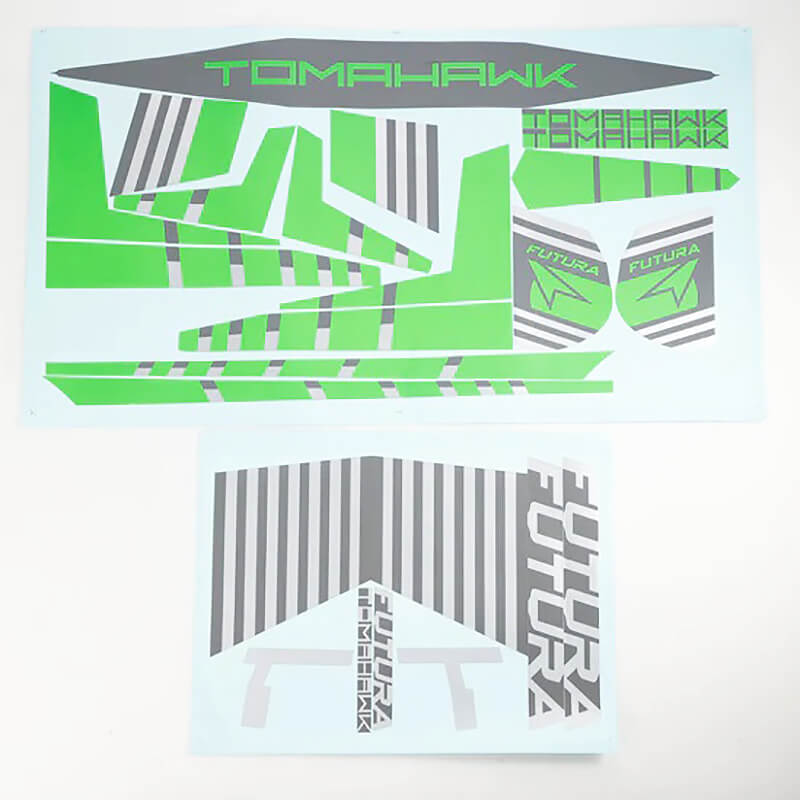 FMS - 64Mm Futura Sticker - Green (FMSEN114GN) afbeelding