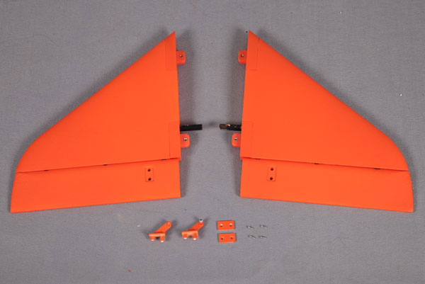 FMS - 90Mm Super Scorpion Horizontal Stabilizer Orange (FMSRA104O)