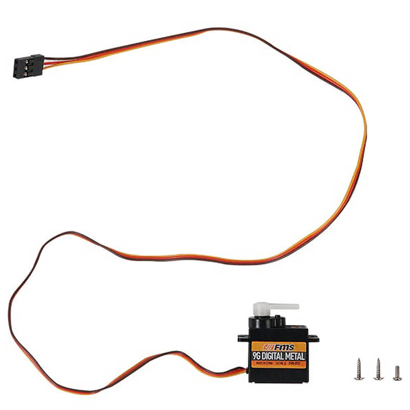 FMS - 9G Digital Metal Gear Servo Reverse W/460Mm Wire (FMSSER016)