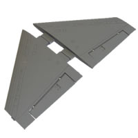FMS - Mini F16 Main Wings (Grey) (FS-FB102G)