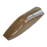 FMS - F104 Starfighter Canopy W/Magnets (Silver) (FS-FF305S)