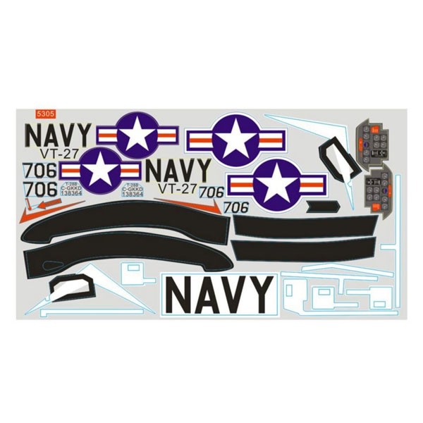 FMS - 1400Mm T28 Trojan V4 Decal Sheet (FS-PM112)