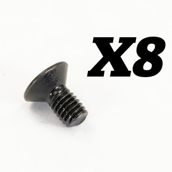 FTX - Rokatan Flat Head Cross Screw M3X6 (FTX10192)