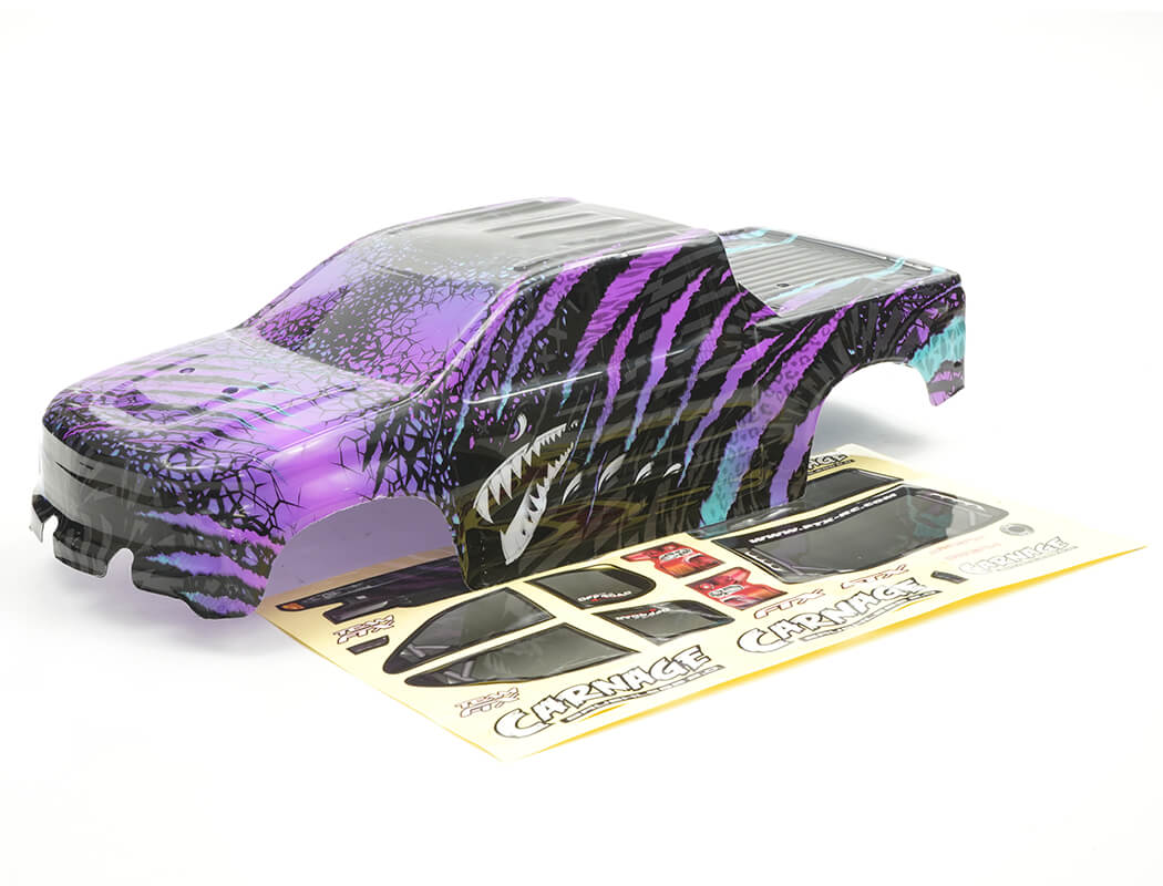 FTX Carnage 2.0 Brushless Printed Bodyshell (FTX6345BKP)