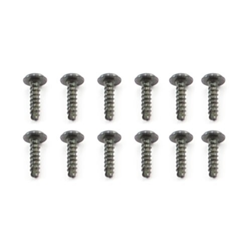 FTX Ibex Flange Head Self Tapping Screws 2X8MM (12PCS) (FTX7453)