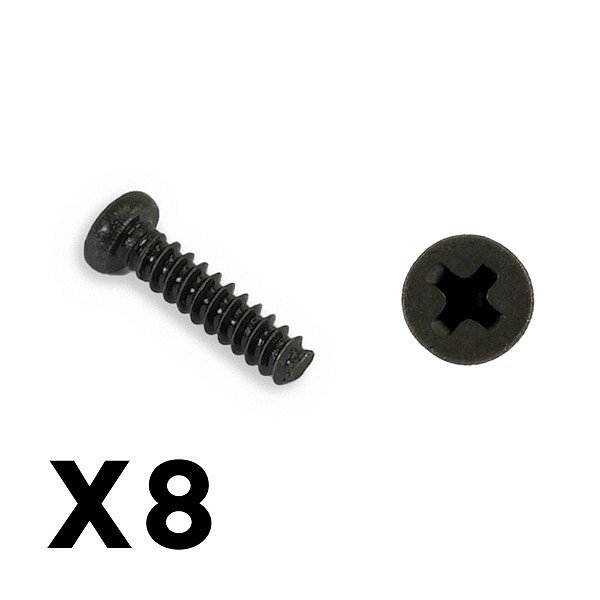 FTX - Outback Mini 3,0 Round Hea D Self Tapping Screw 2X8 (8Pc) (FTX8924) afbeelding