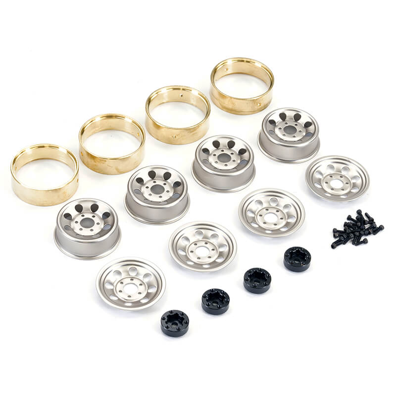 FTX - Outback Mini X/Xp Steelie W/Brass Inner Bead 1,2" Wheels (FTX9449) afbeelding