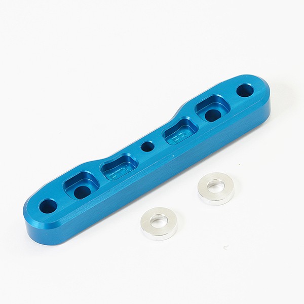FTX - Dr8 Front Fr Alum, Lower Cnc Suspension Mount - Blue (FTX9632B) afbeelding