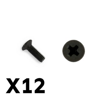 FTX Tracer countersunk screws km2.5*8mm (FTX9750) afbeelding