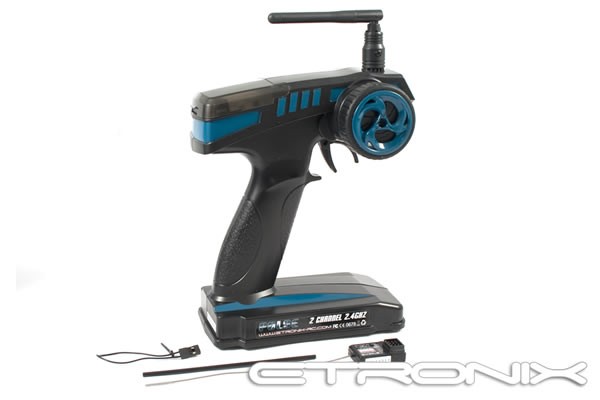 Etronix Pulse 2-kanaals zender inclusief ontvanger (2.4 ghz)