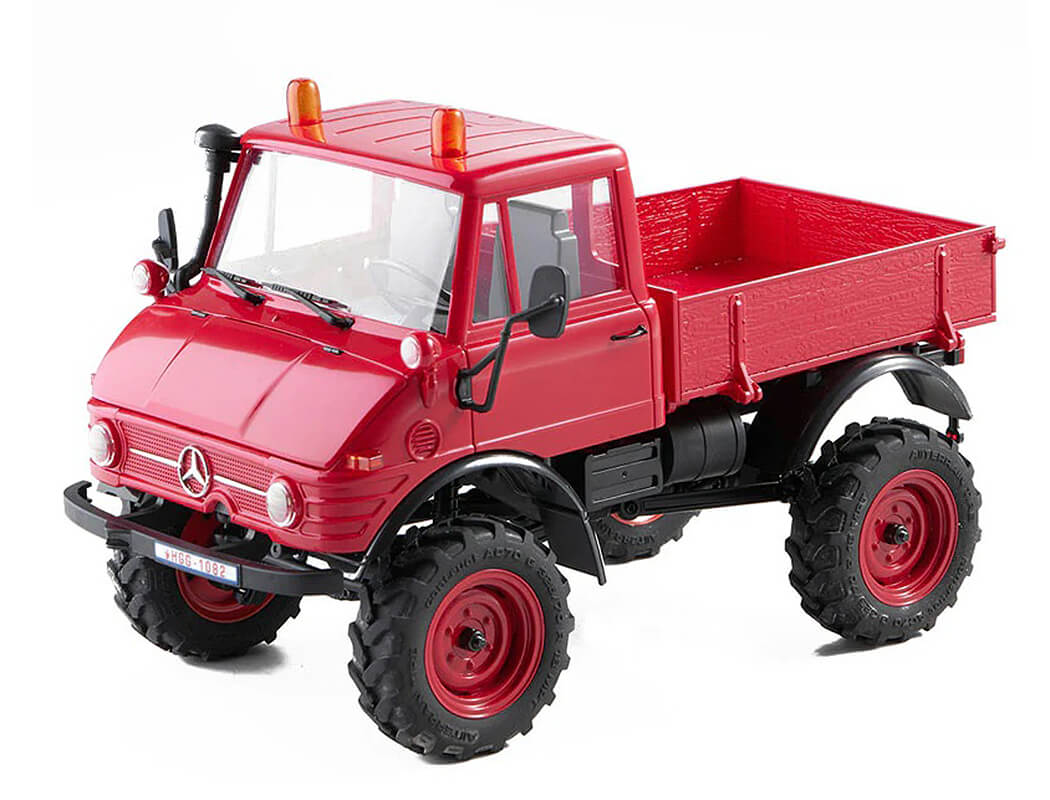 FMS 1/24 FCX24 Unimog Crawler RTR - Rood