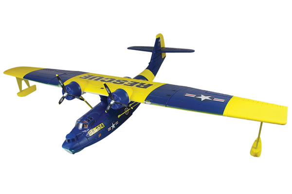Dynam PBY Catalina Twin 1470mm PNF - Blauw/Geel
