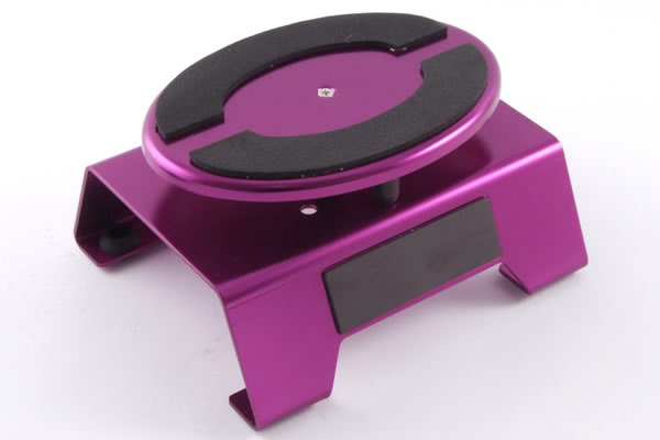 Fastrax aluminium auto standaard, roterend - Paars