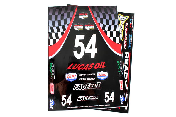 Matrixline "KP Lucas Oil" stickers voor short course modellen