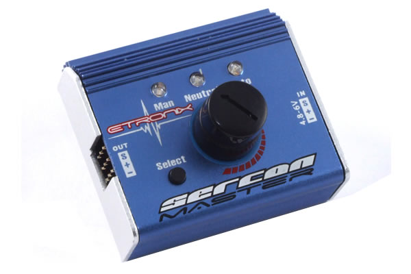Etronix Servo en Controller tester met aluminium behuizing