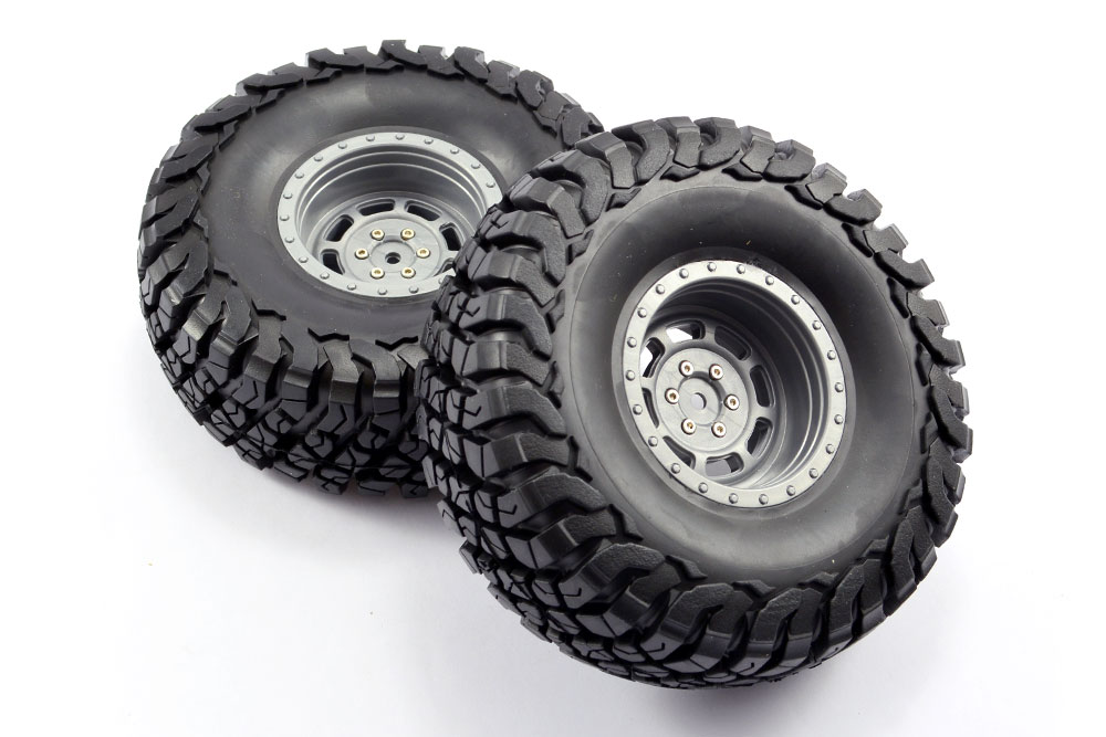 Fastrax Granite 140mm banden op 2.2" scale velgen - Grijs afbeelding