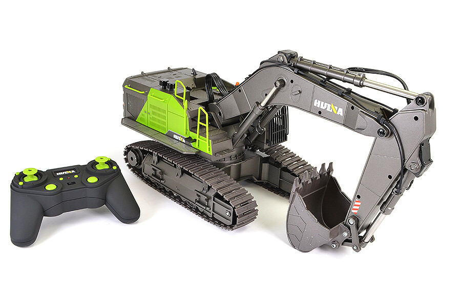 Huina RC 593 6CH Excavator (HI-Torque DIG syteem) - Versie 2021