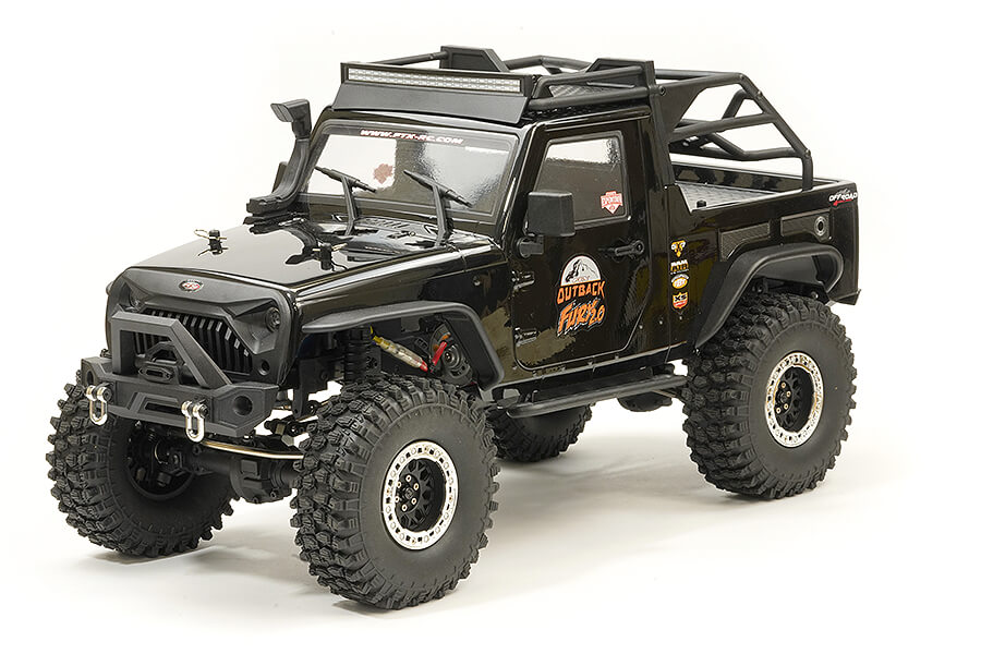 FTX 1/10 Outback Fury 2.0 4x4 electro crawler RTR - Zwart