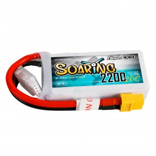 GensAce Soaring Mini Lipo 20C 11.1 volt 2200mah met XT60 stekker