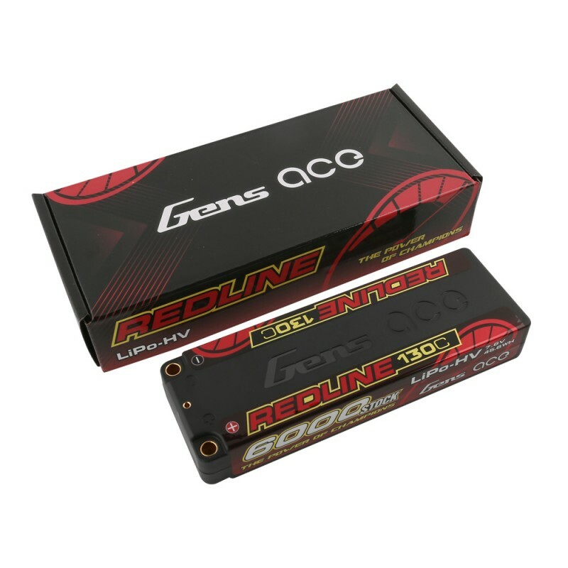 GensAce Redline Series High Voltage Lipo 130C 7.6 volt 6000mah afbeelding
