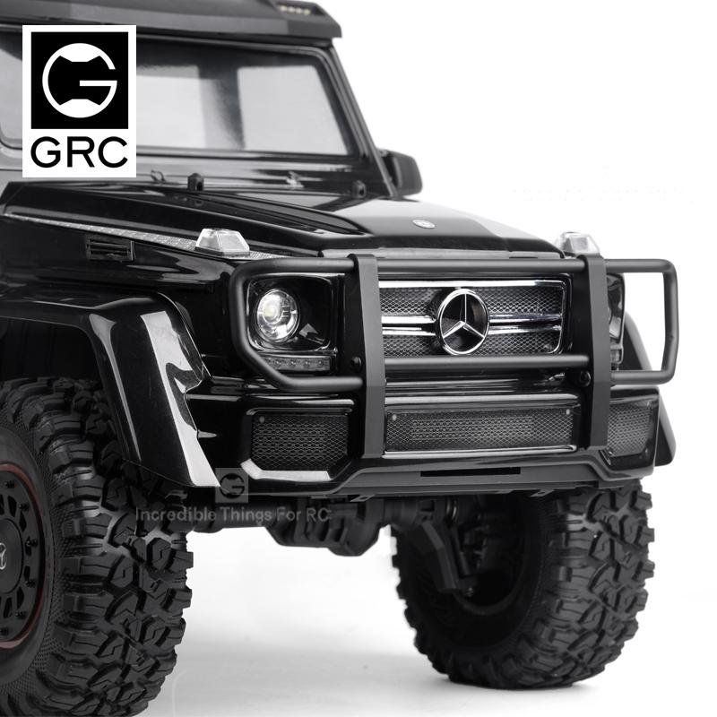 Desert Aluminium Front Bumper, Black - Traxxas TRX-6