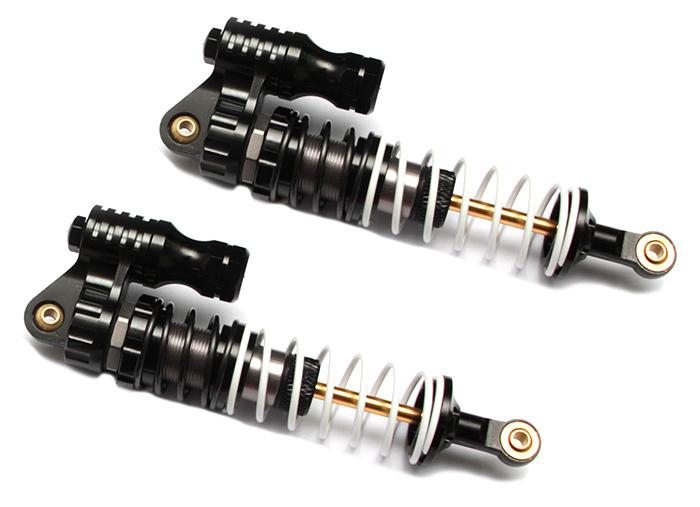 Boom Racing Boomerang Type PB Race Ready Double Suspension Adjustable Piggyback Shocks 95mm